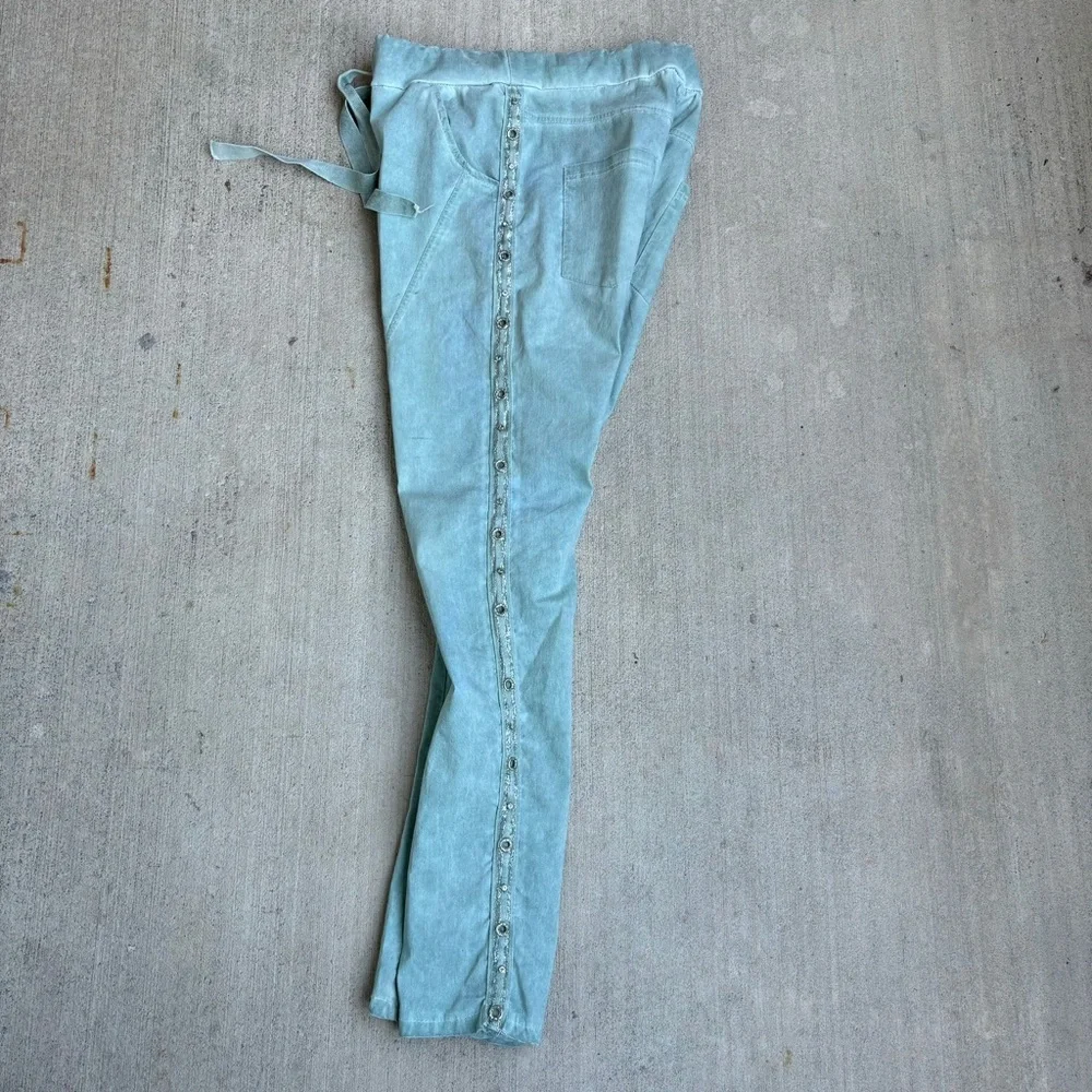 Gigi Moda Studded Straight Pants - Picture 1 of 11